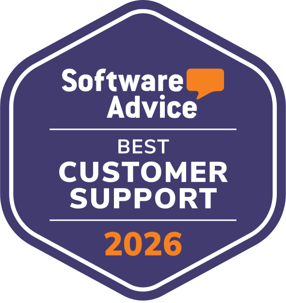 Software Advice Front Runners 2026 badge