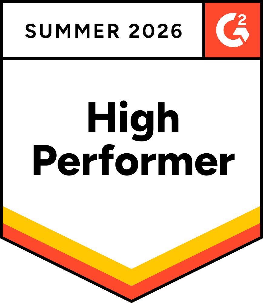 G2 High Performer Summer 2026 — Employee Intranet badge